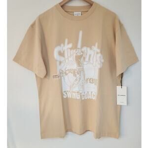Student Golf Swing Coach Shirt Oversized Tee Short Sleeve Mens Small  Monarch